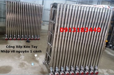 Thế nào là cổng xếp kéo tay